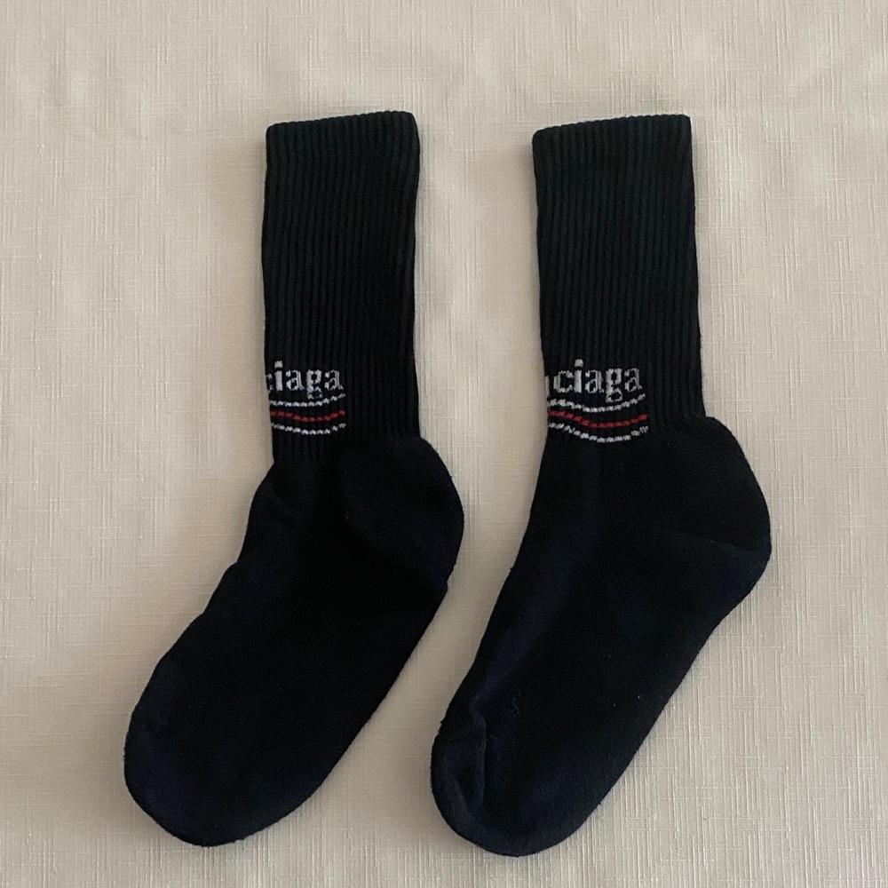 Balenciaga Men’s Political Campaign Tennis Socks